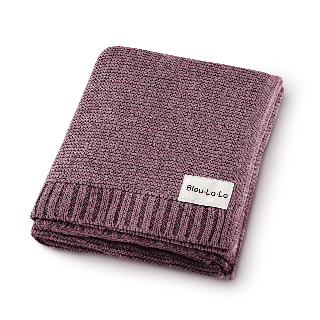 Heritage Knit - 100% Organic Cotton Luxury Knit Baby Swaddle Blanket