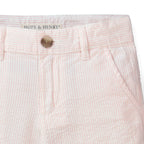 Organic Seersucker Short Pink - Baby