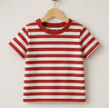 Striped Toddler T-Shirt - Red