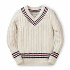 V-Neck Cricket Sweater - Baby